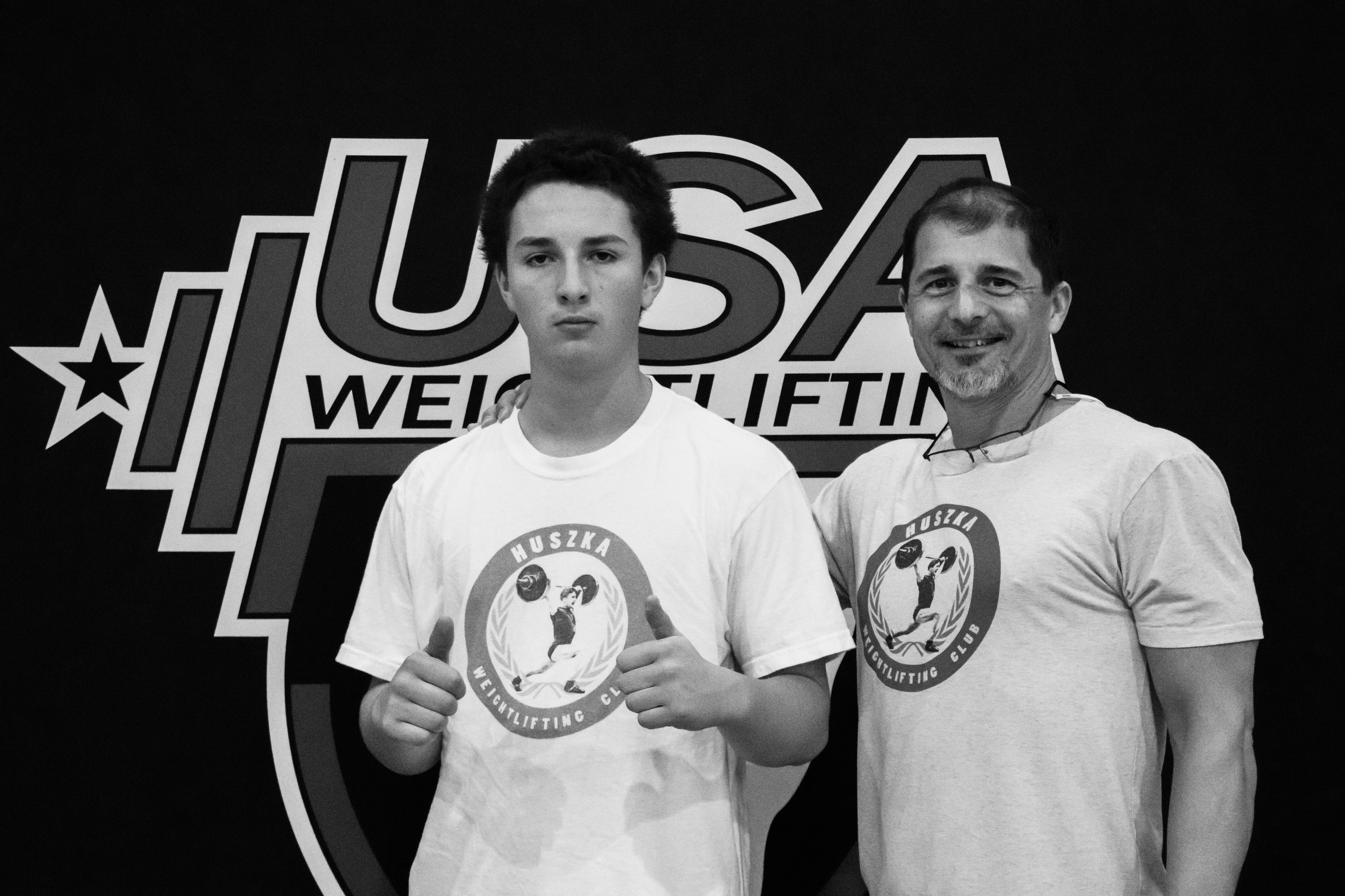 Youth athlete with coach