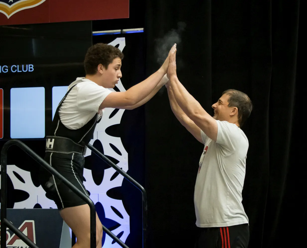 Youth athletes training at Huszka Weightlifting